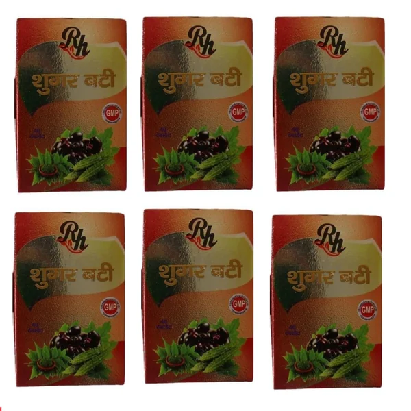 SUGAR BATI (40 Tablets Each) (Pack Of 6)