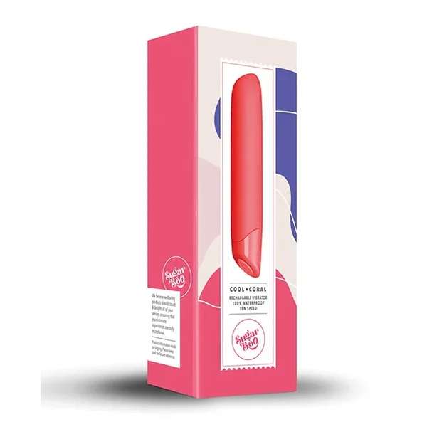 SugarBoo Cool Coral Rechargeable Vibrator – Coral