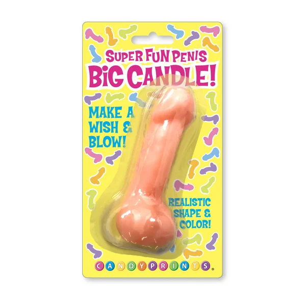 SUPER FUN BIG CANDLE PINK