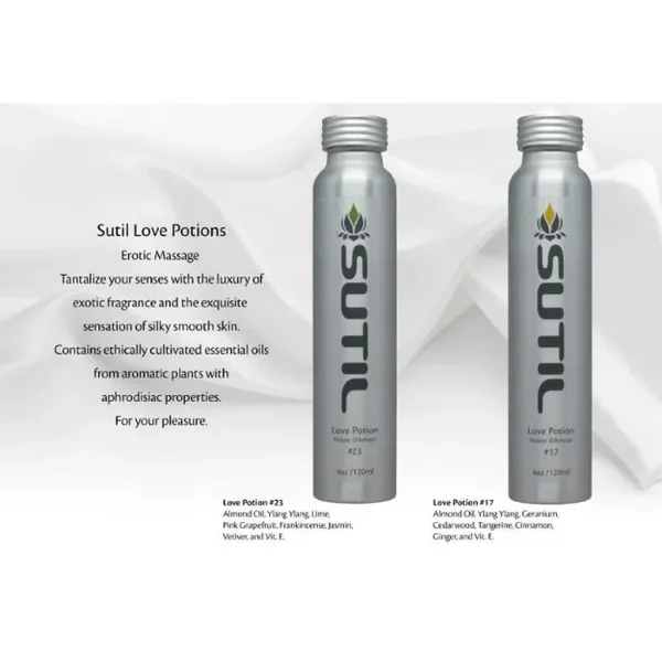 SUTIL LOVE POTION 17 MASSAGE OIL 4 OZ