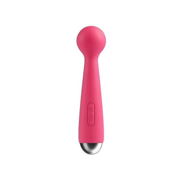 Svakom Emma Mini 100% Waterproof Wand Massager Vibe-Red