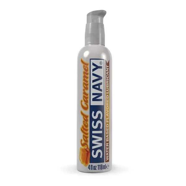 Swiss Navy Flavored Lubricant 4oz/118ml – Salted Caramel
