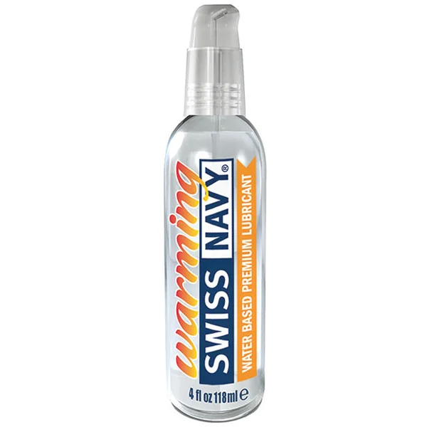 Swiss Navy Warming Water Based Lubricant - 4 Oz