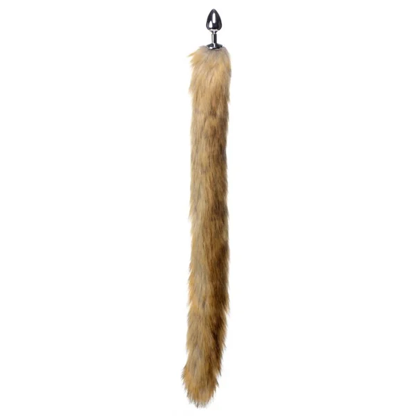 TAILZ EXTRA LONG MINK TAIL METAL ANAL PLUG
