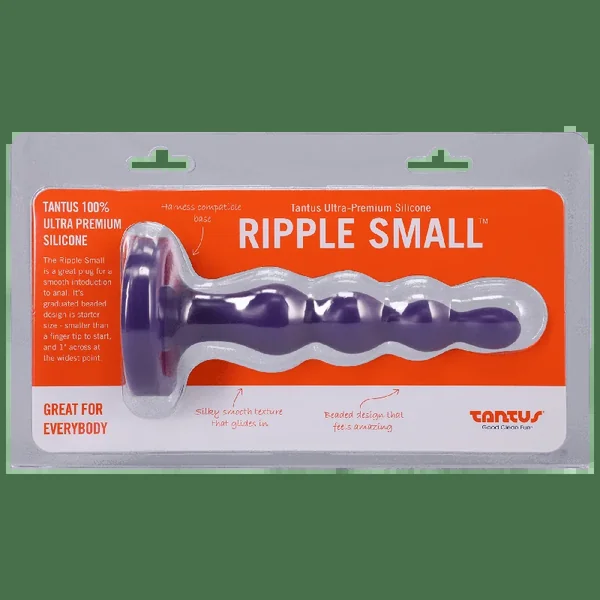 Tantus Ripple Small Silicone Butt Plug