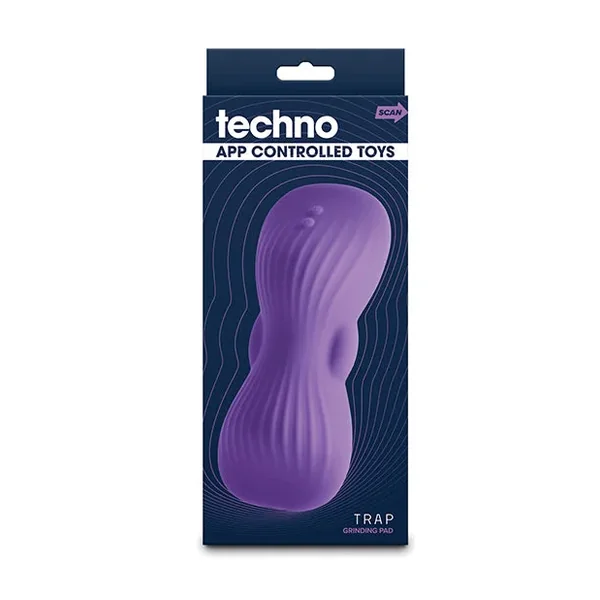 Techno Trap App Controlled Vibrating Grinding Pad – Purple