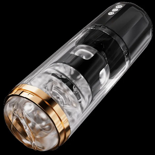 Telescopic Rotating Vibration Visible Masturbator