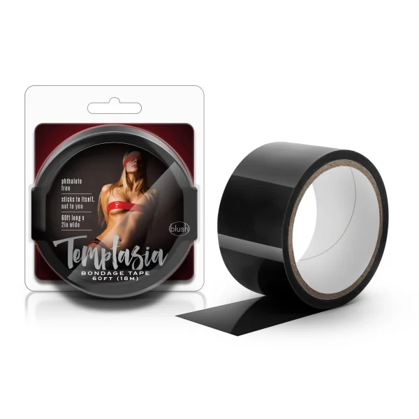 TEMPTASIA BONDAGE TAPE 60FT BLACK
