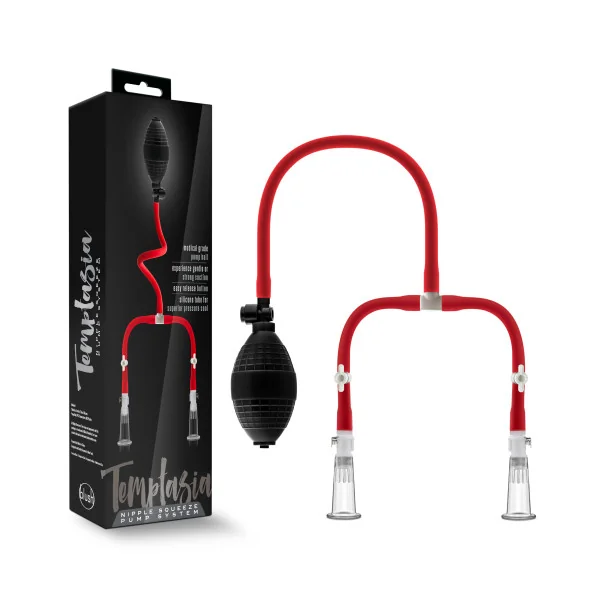 TEMPTASIA NIPPLE SQUEEZE PUMP SYSTEM BLACK