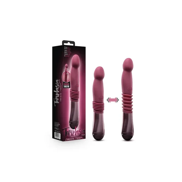 Temptasia – Trixie – Thrusting Dildo – Wine