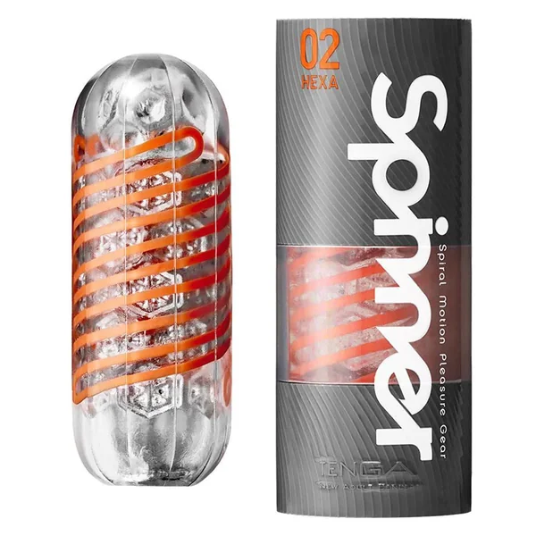 Tenga Spinner Twisting Masturbator - Hexa Texture