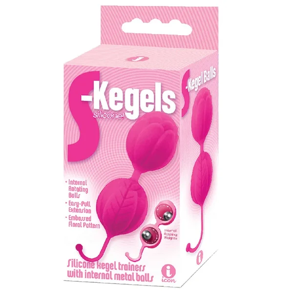 The 9’s S Kegels Silicone Kegel Balls-Pink