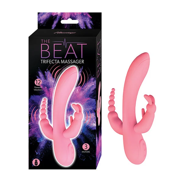 The Beat Trifecta Massager - Pink