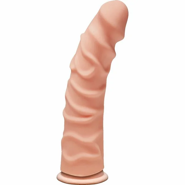 THE D RAGIN’ D 8 VANILLA BEIGE ULTRASKYN DILDO “