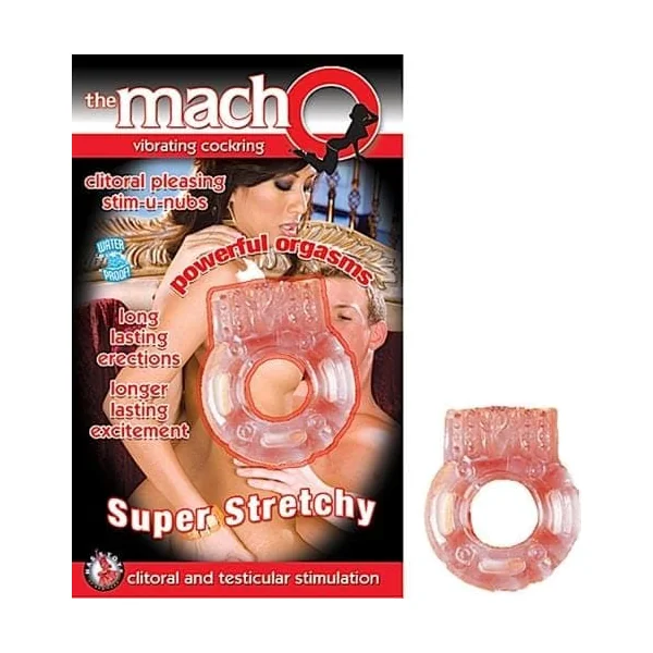 The Macho Vibrating - Cock Ring - Red
