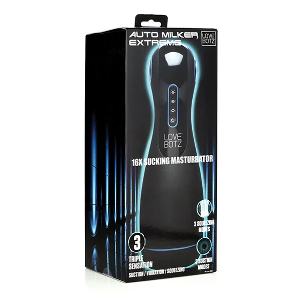 The Milker Auto Milker Extreme 16x Sucking Masturbator – Black