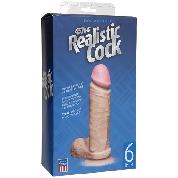 The Realistic Cock FIRMSKYN - 6 Inch Vanilla