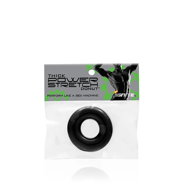 THICK POWER STRETCH DONUT BLACK IN BAG