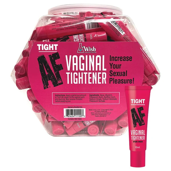 Tight AF Vaginal Tightener Cream - 10ml Fishbowl of 65pcs