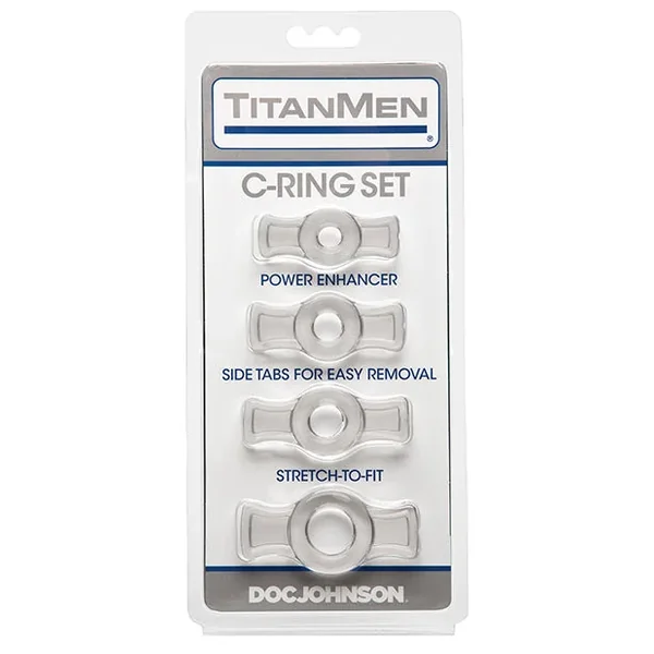 Titanmen Tools Cock Ring Set – Clear