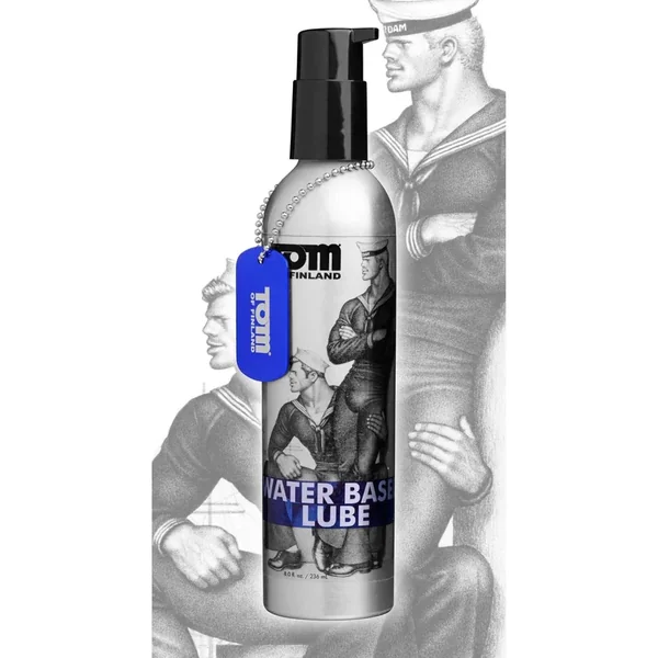 Tom of Finland 8 oz Water Based Lubricant