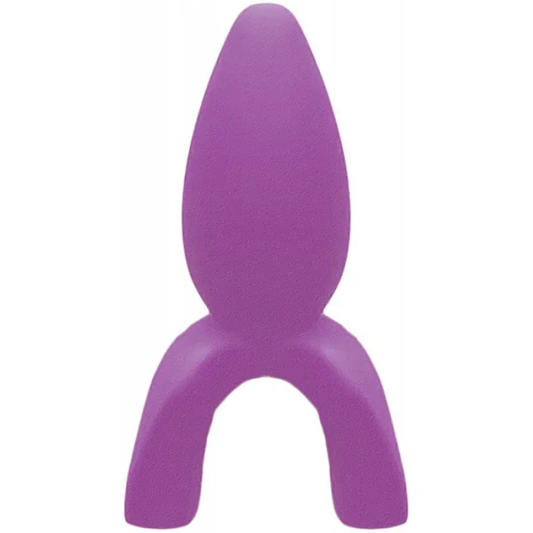 TONGUE STAR STEALTH RIDER TONGUE VIBE W/ CONTOURED PLEASURE TIP PURPLE