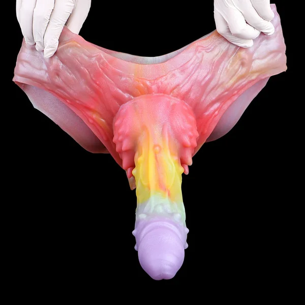 Touchpoint Fantasy Colorful Silicone Sheath Underwear – Male Penis Sleeve Extender Pants