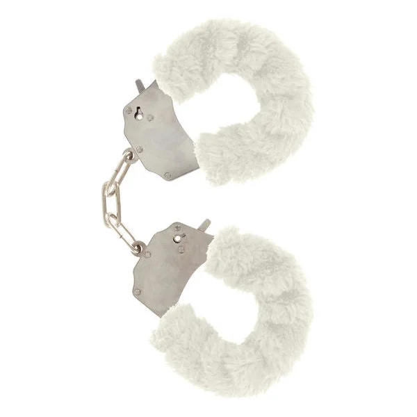 TOYJOY - FURRY FUN CUFFS BONDAGE WHITE