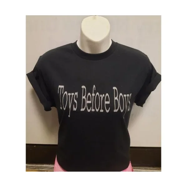 Toys Before Boys(™) T-Shirt – Black