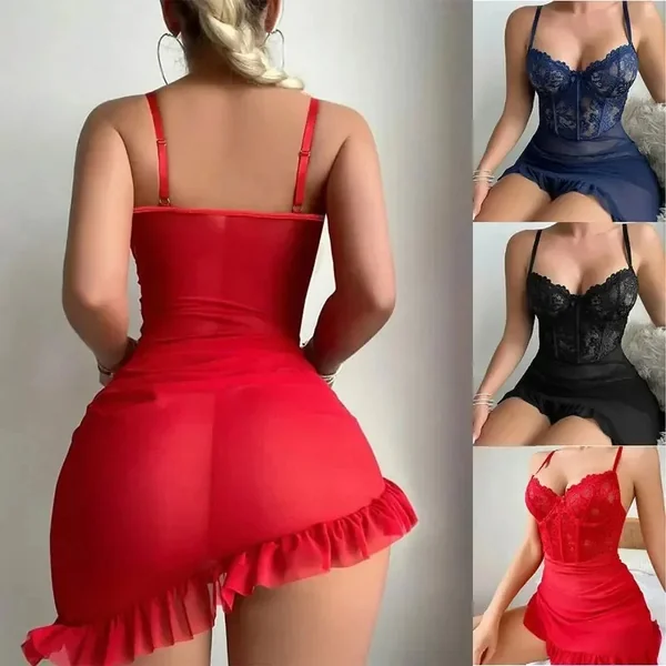 Transparent Lace Nightdre