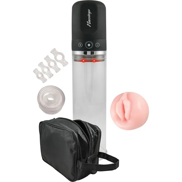 Travel Pump Compact Penis Pump Kit – Clear/ Black
