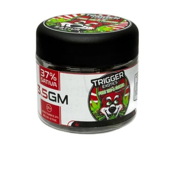Trigger Exotics Pure 3.5g THC-A Flower Purple Kush Indica