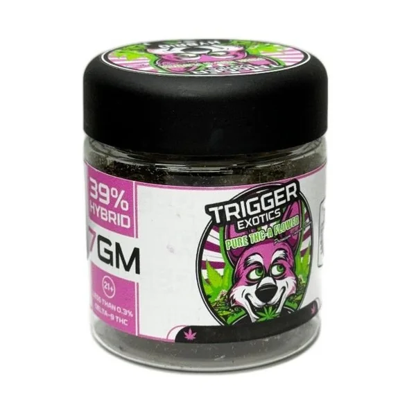 Trigger Exotics Pure 7g THC-A Flower Black Ice Indica