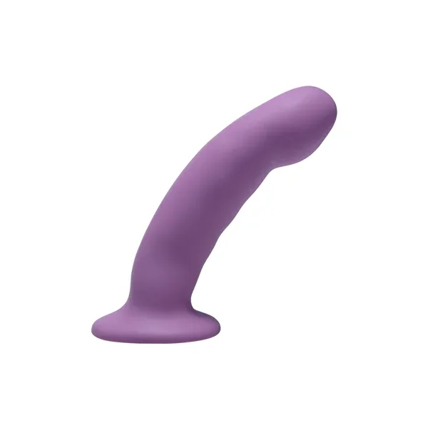 Trinity Purple Silicone Curved Dildo