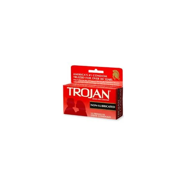 TROJAN ENZ NON-LUBRICATED 12 PACK