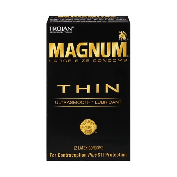 Trojan Magnum Thin - 12 Pack