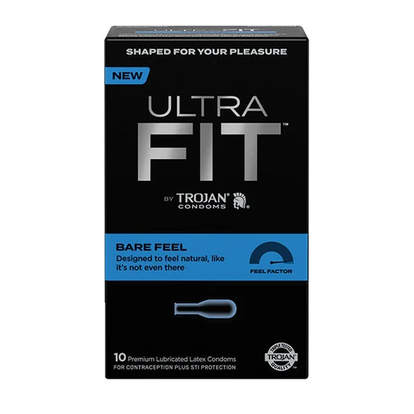 Trojan Ultrafit Bare Feel Condom - Pack Of 10