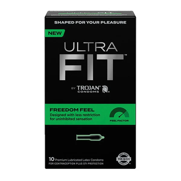Trojan Ultrafit Freedom Feel Condom - Pack Of 10