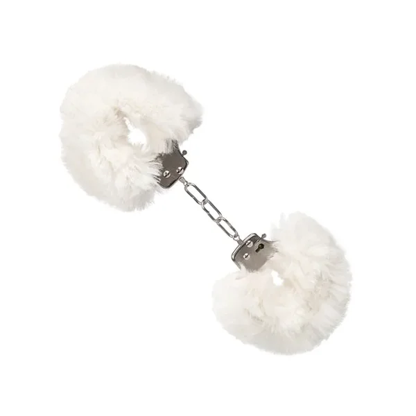 Ultra Fluffy Furry Cuffs – White
