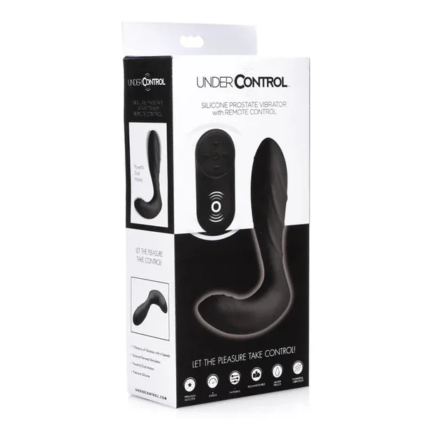 Under Control Silicone Prostate Vibrator with Remote Control