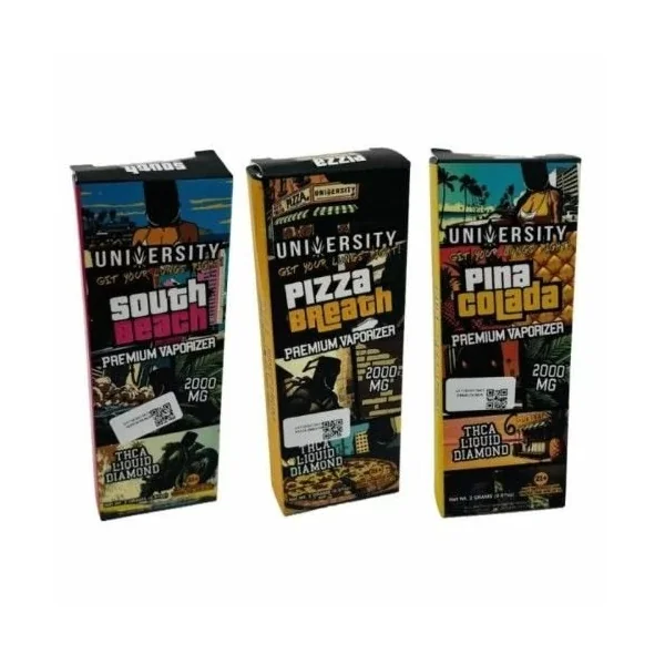 University 2g THC-A Liquid Diamond Disposable Pizza Breath