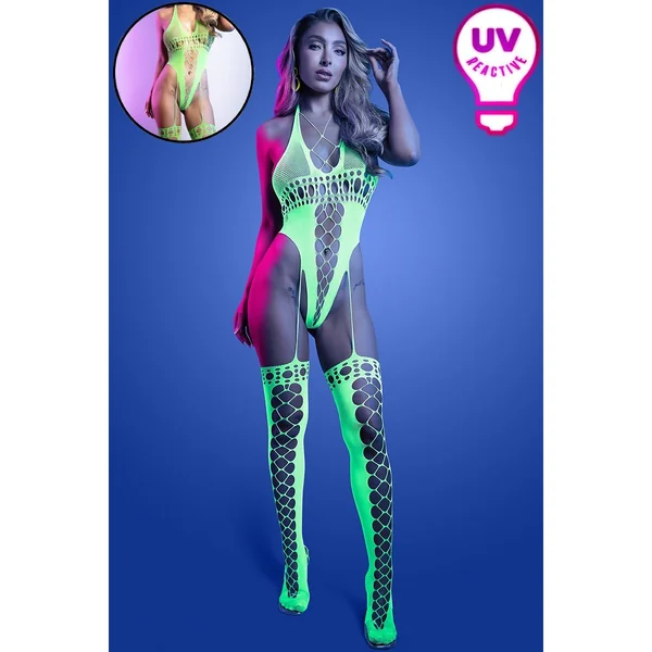 UV Reactive Bodystocking by Fantasy Lingerie