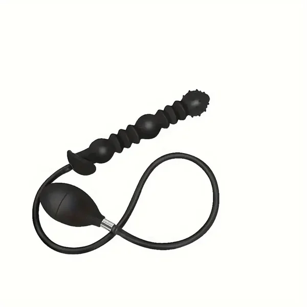 Valve Stretch Silicone Inflatable Anal Plug Adjustable Anal Balloon Pump
