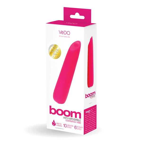 VEDO BOOM RECHARGEABLE WARMING VIBE FOXY PINK