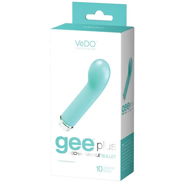 VeDO Gee Plus Rechargeable Vibe – Tease Me Turquoise