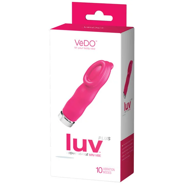 Vedo Luv Plus Rechargeable Vibe - Foxy Pink