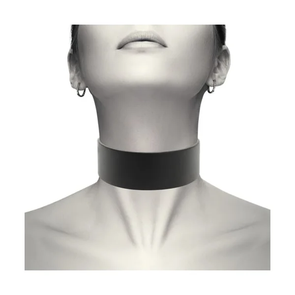 Vegan Leather Choker Necklace Submissive Collar