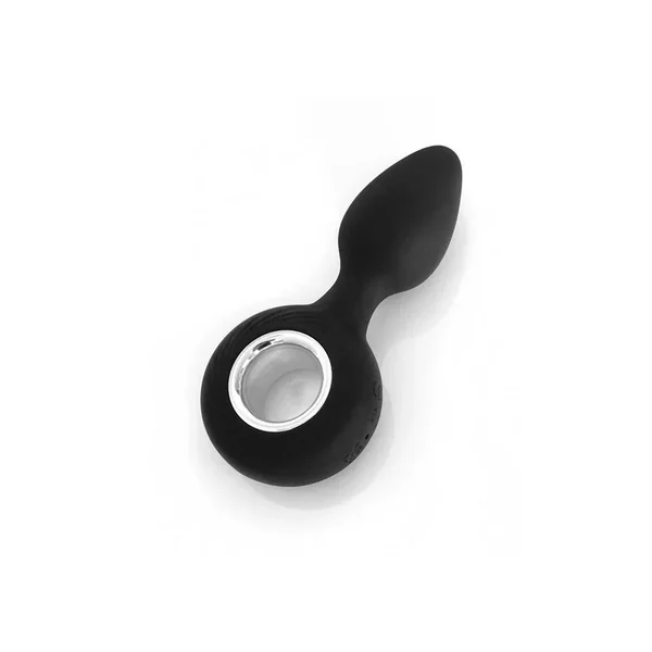 Vers Plug Vibrating Rechargeable Silicone Anal Plug – Black