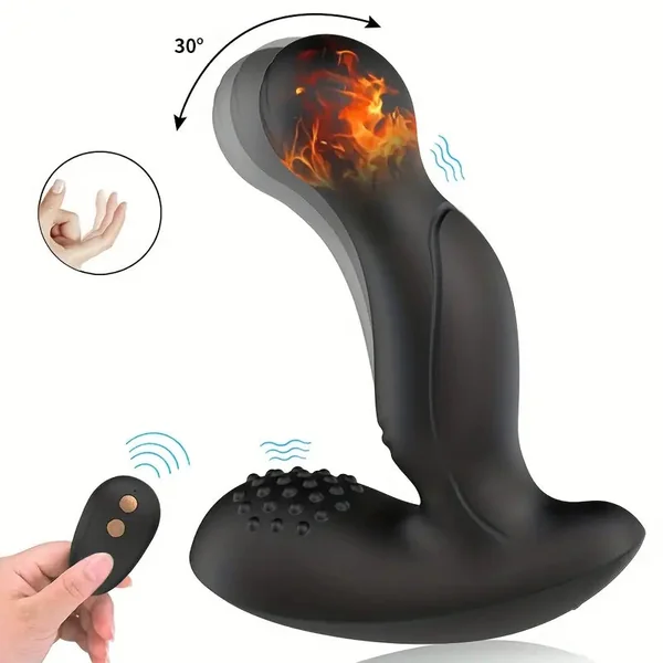 Vibrating Anal Plug G-Spot Stimulator Prostate Massager Buckle Male Toy