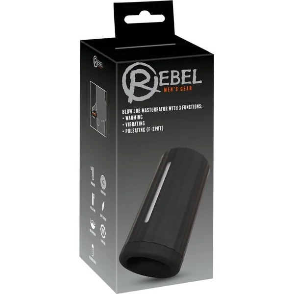 Vibrating Masturbator - Rebel - Blowjob Masturbator